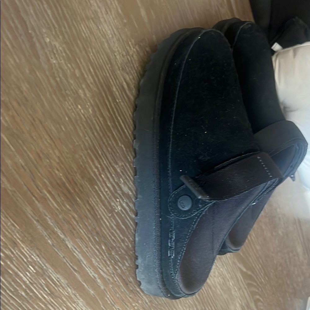 UGG Black Mules Slip-On Comfort